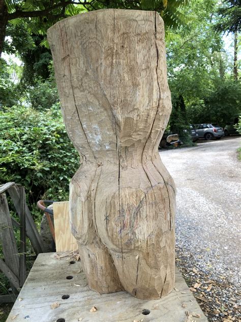 Anna Skulptur Aus Eiche Skulptur Holz Holz Skulptur Holzbildhauer