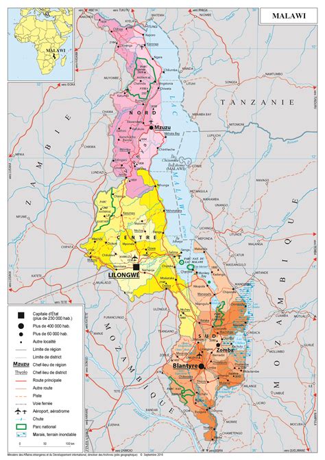 Afrique subsharienne cartes de M à Z Ministère de lEurope et des