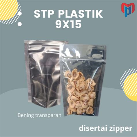 Jual STP BLUEKING 50 PCS STANDING POUCH PLASTIK PP EKONOMAT