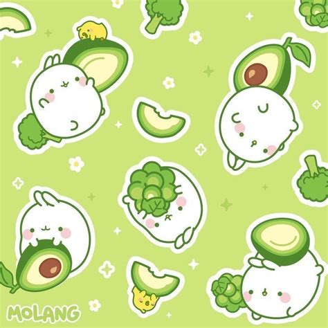 Pin By On Molang Wallpaper Avocado