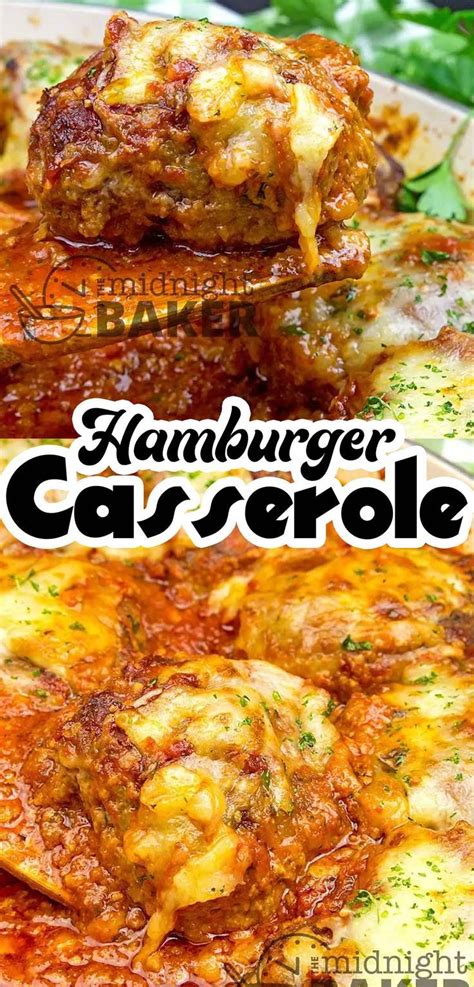 Easy Skillet Hamburger Parmesan Summer Recipes Dinner Beef Recipes