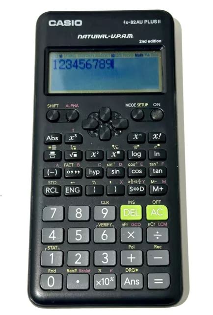 CASIO FX 82AU PLUS II 2nd Edition Scientific Calculator 19 99