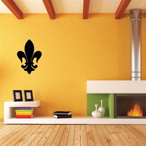 Fleur De Lis Wall Decal Vinyl Decal Car Decal Ns001 36 Inches