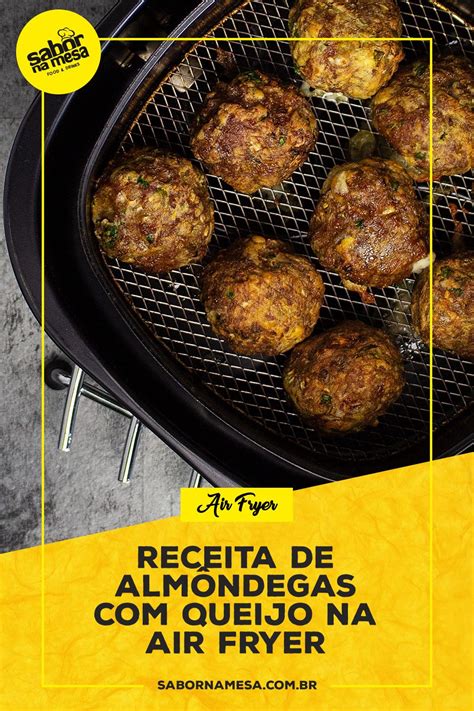 Almôndegas Saiba como fazer na AirFryer Receita Receitas