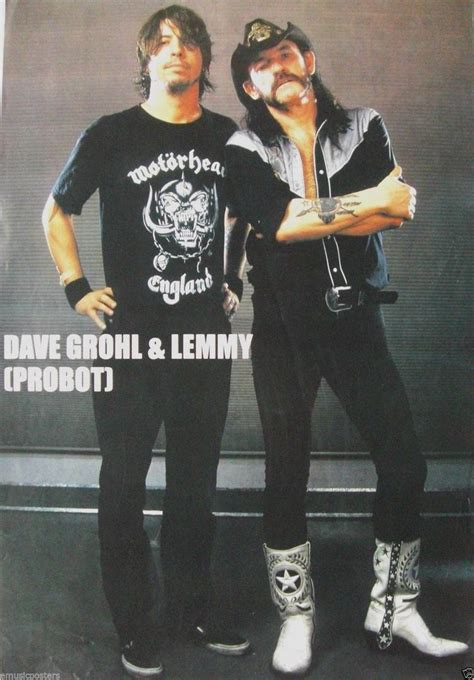 PROBOT "DAVE GROHL & LEMMY KILMISTER" COMMERCIAL POSTER- Motorhead, Foo ...
