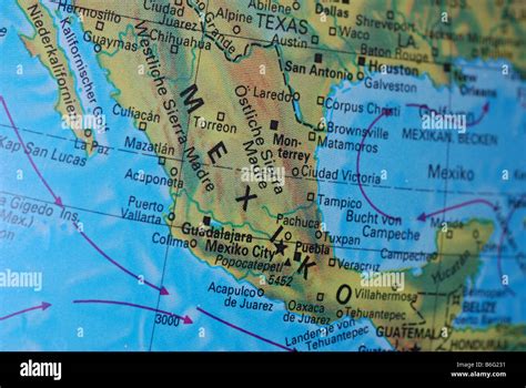 Mappa Del Messico Immagini E Fotografie Stock Ad Alta Risoluzione Alamy