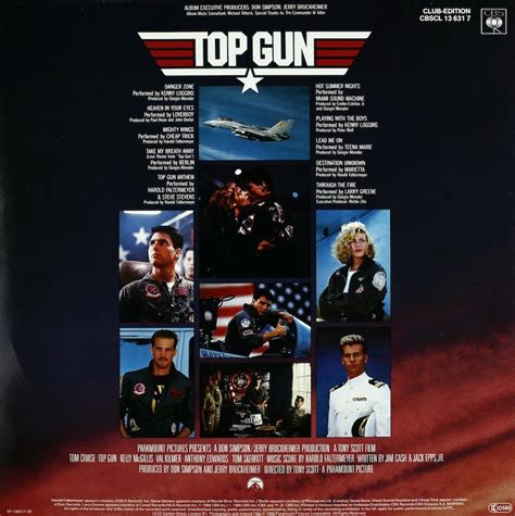 Top Gun Soundtrack Danger Zone Berlin Take My Breath Away From Top