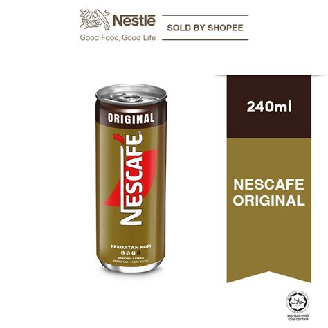 NESCAFE Original Can 240ml Shopee Malaysia