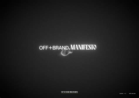 Manifesto By Offbrand Website Examples For Your Inspiration Landinglove