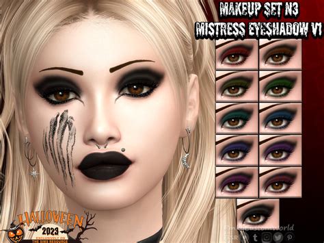 makeup set  mistress eyeshadow   sims  catalog