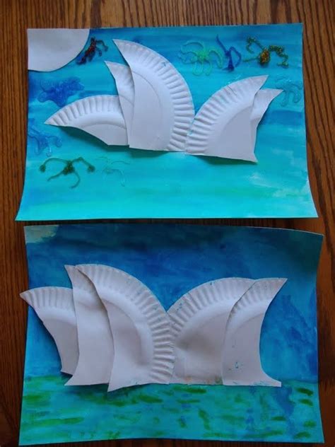 Sydney Opera House Craft Australia Crafts Australia For Kids Arts