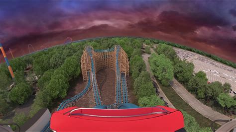 360 Pov Six Flags Over Georgia New For 2018 Twisted Cyclone Hybrid Roller Coaster Youtube