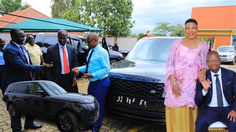 Speaker Anita Among Gifts Husband Magogo Band New Ranger Rover Vogue2022 for his birthday. - YouTube