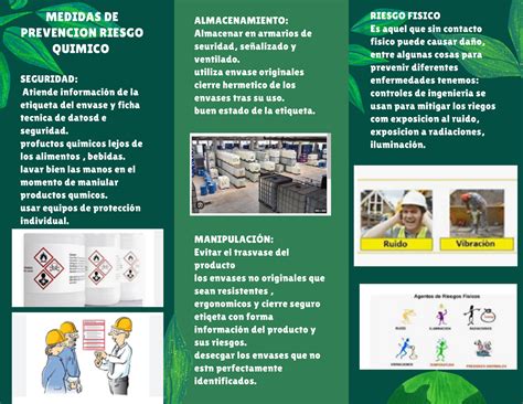 Folleto Tríptico de Cuidado Ambiental y Reciclaje Moderno Ilustrado