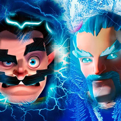 Hat Black Mago Electrico Vs Mago De Hielo Clash Royale Single