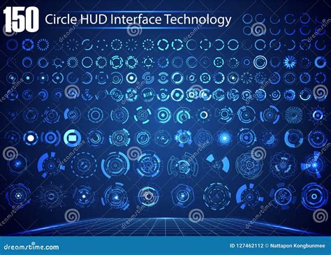 Sci Fi Digital Interface Elements Hud For Game Ui Ux Kit Futuristic