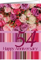 54th Wedding Anniversary Cards from Greeting Card Universe