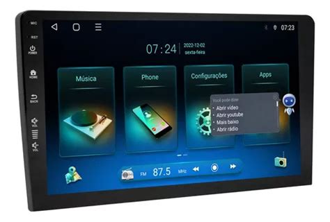 Central Multimidia Comando Voz Carplay Octa Core G Wifi Parcelamento