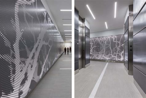 Interior Perforated Metal Panels Graphic Perf® Photoreal Interior