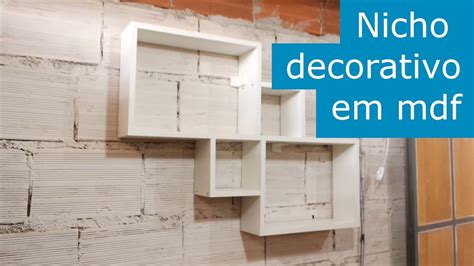 Nicho Decorativo Restos De Mdf YouTube