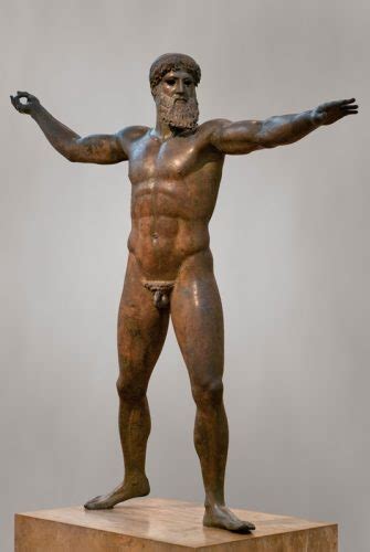 Große Bronzestatue des Poseidon vom Kap Artemision kaufen