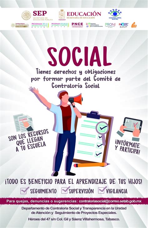 Contraloría Social Portal Tabasco