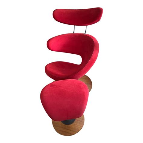2000s Stokke Peel Chair And Footstool Chairish