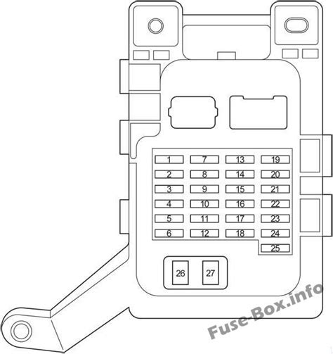 Fuse Box Diagram Toyota Highlander Xu