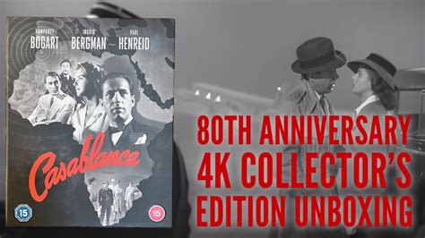 Casablanca 80th Anniversary 4k Steelbook Ultimate Collectors Edition