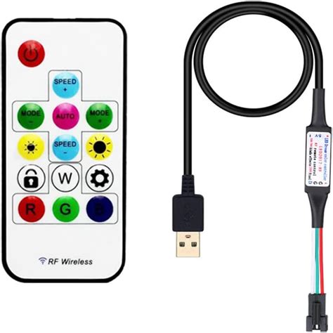 Amazon Usb Led Strip Light Controller For Ws B Sk Rgb Not