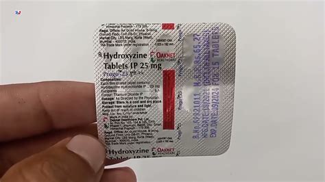 Prugo 25 Tablet Hydroxyzine Tablet Ip 25 Mg Uses Prugo 25 Mg Tablet