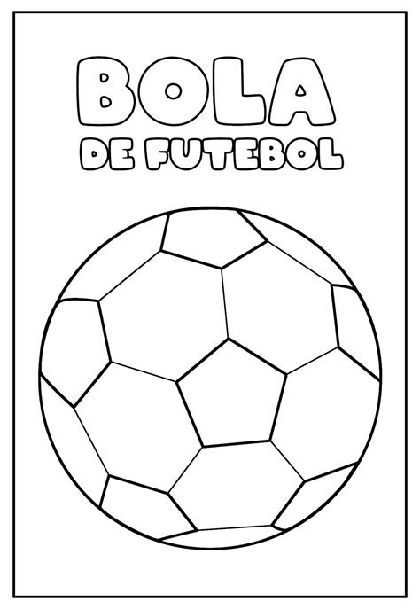 Desenhos De Bola De Futebol Para Colorir Bora Colorir