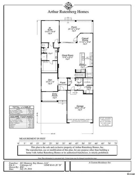 Arthur Rutenberg Floor Plans: A Guide to the Design and Style of Luxury ...