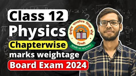 Class Physics Chapter Wise Weightage Cbse Class Board