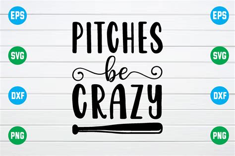 Pitches Be Crazy Svg Graphic by smart designCreative Fabrica