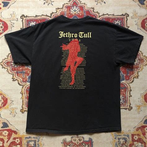 Vintage Jethro Tull Band Tour Shirt Men S Fashion Tops Sets