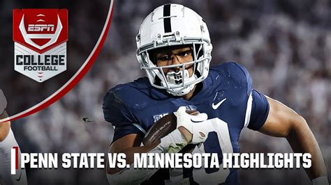 Penn State Nittany Lions Vs Minnesota Golden Gophers Full Game