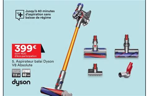 Promo Aspirateur Balai Dyson V8 Absolute Chez BUT