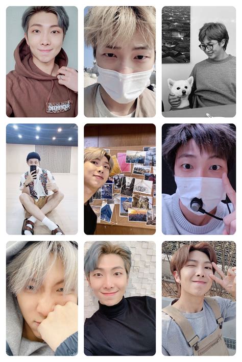 Bts Kim Namjoon Photocard Set Photocard Bts Photo Kim Namjoon