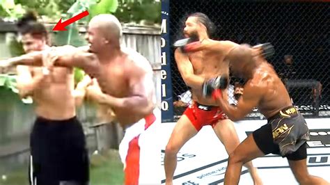 Jorge Masvidal Caught By Same Punch 17 Years Ago Kamaru Usman Vs Jorge Masvidal 2 Youtube