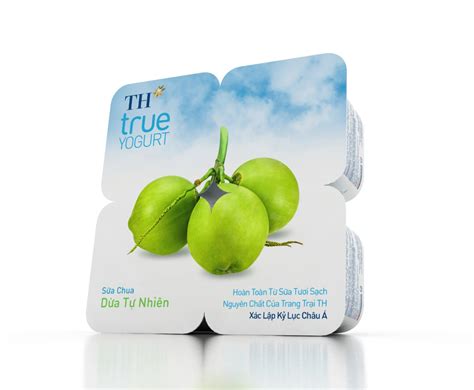 Thùng 48 hộp sữa chua ăn dừa tự nhiên TH True Yogurt 100g