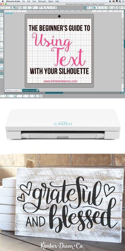 A Beginners Guide To Using Fonts With Your Silhouette Cameo Silhouette Cameo Crafts