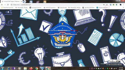 Ujicoba Tampilan Login Hotspot Smpn Pejawaran Youtube