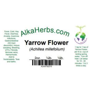 Yarrow Flower Achillea Millefolium AlkaHerbs