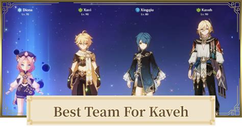 Genshin Best Teams For Kaveh Gamewith