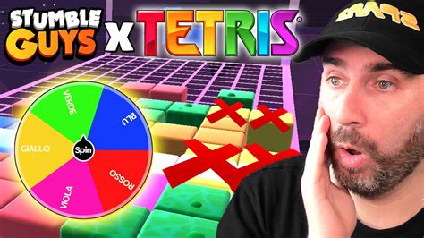 VINCO SENZA TOCCARE Il COLORE Della RUOTA Su STUMBLE GUYS TETRIS YouTube