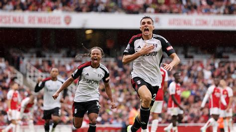 Arsenal 2 2 Fulham Joao Palhinha Scores Dramatic Late Equaliser As 10