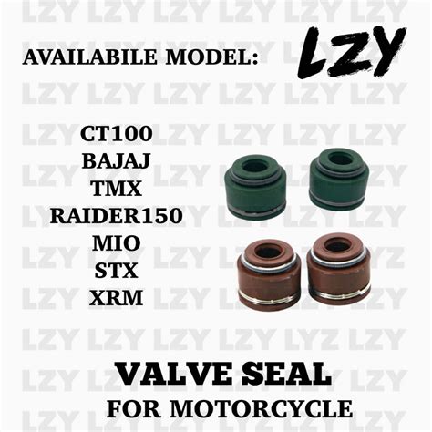 Lzy Pcs Pad Valve Seal Oil Seal For Motorcycle Mio Tmx Xrm Stx Ct