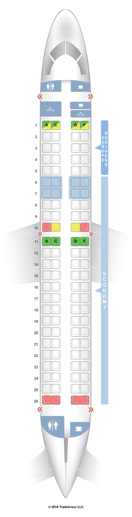 SeatGuru Seat Map KLM Embraer E-190 - SeatGuru