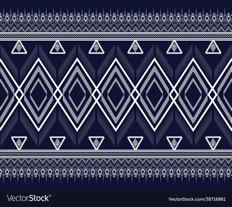 Geometric Ethnic Pattern Traditional Design Patte Vector Image